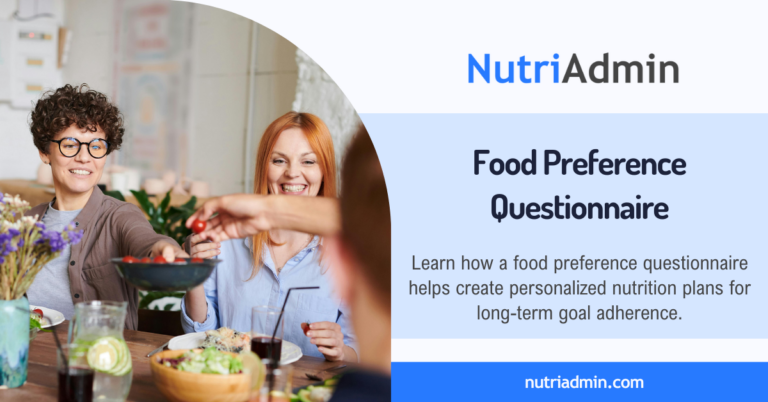 Food Preference Questionnaire Likes And Dislikes Nutriadmin Blog