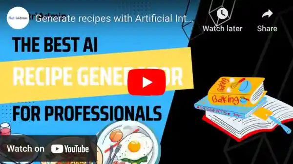 AI Recipe Generator Youtube Video