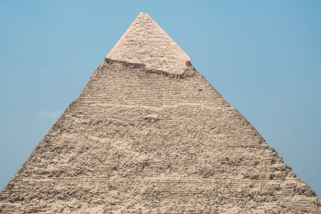 Picture of the pyramids of Giza