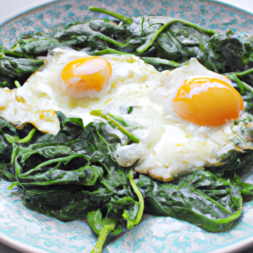 Eggs with Spinach recipe + nutritional analysis