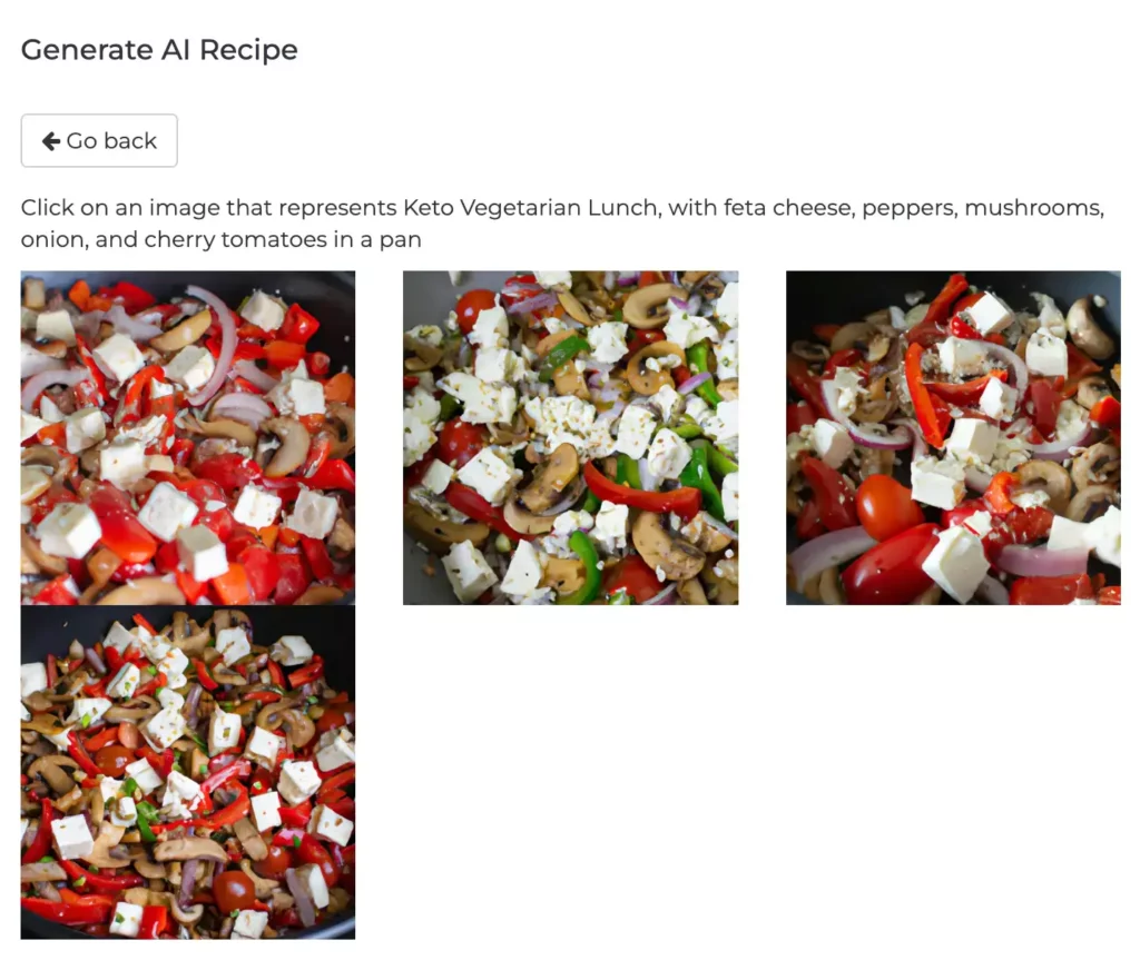 generate recipe with ai image