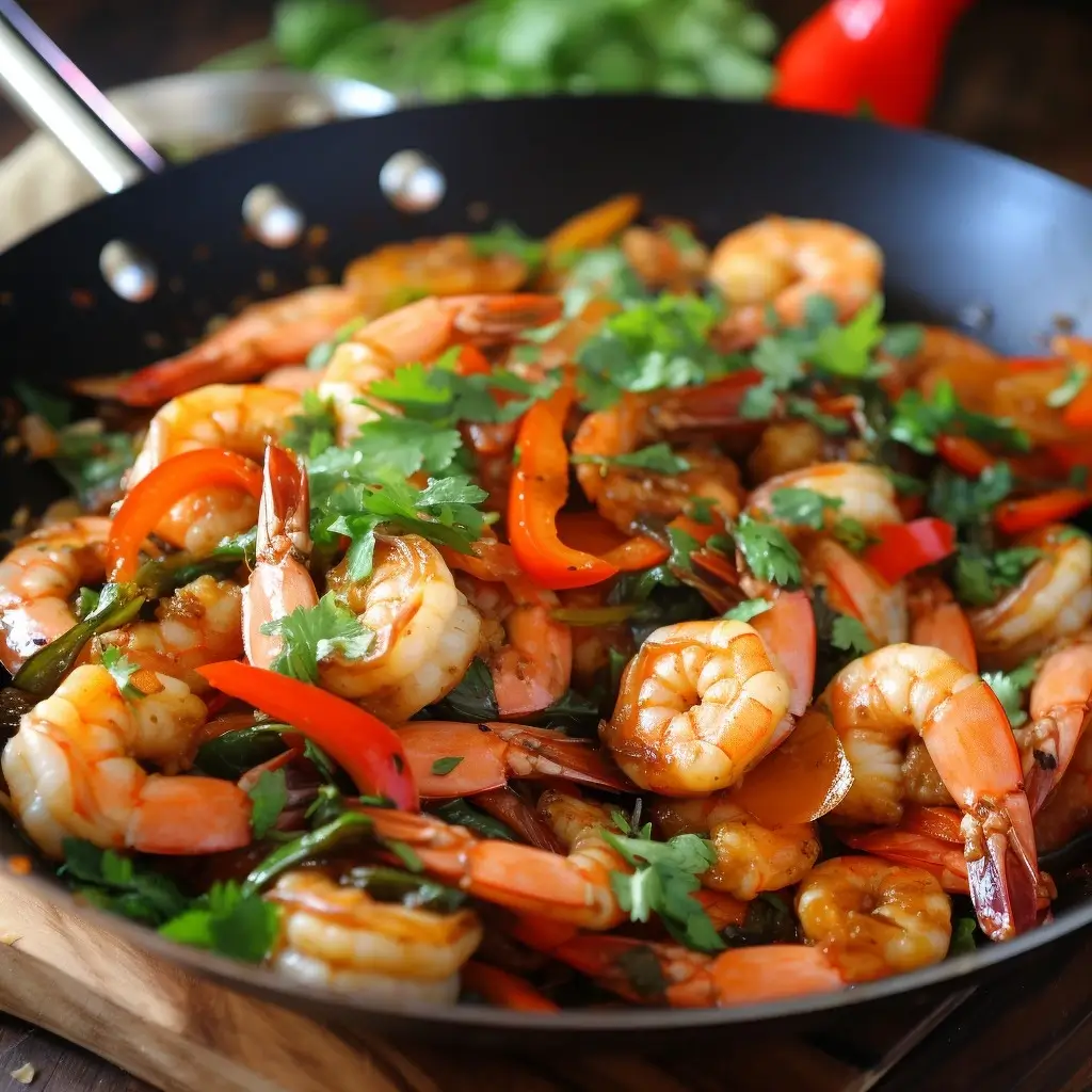 paleo prawn and veg stir-fry recipe