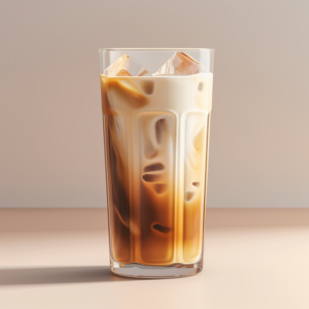 iced coffee with milk