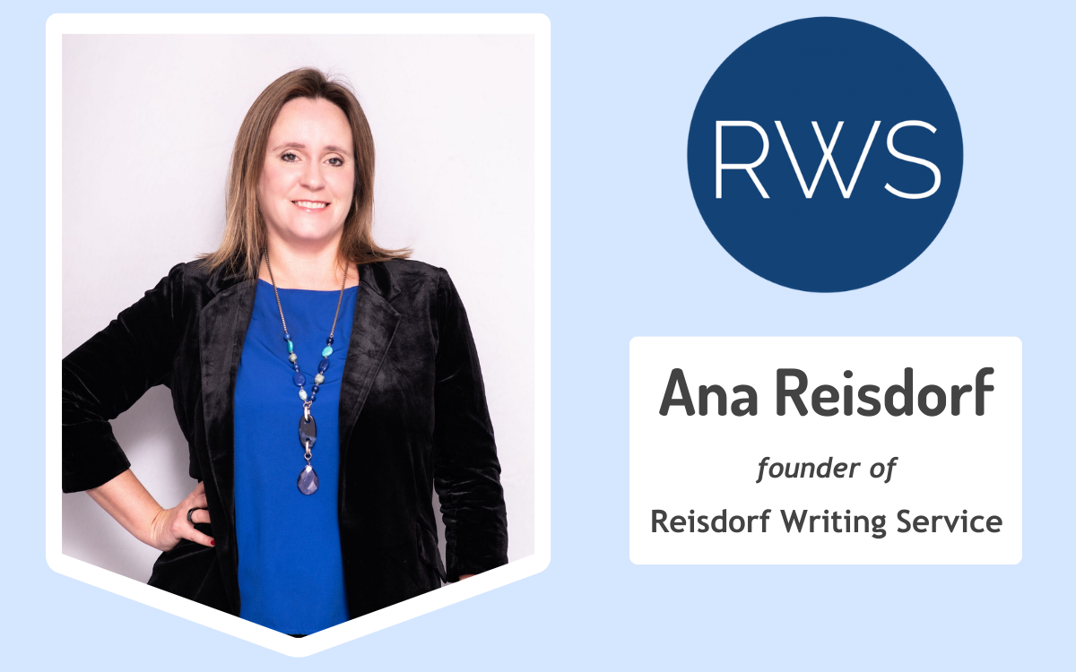Ana Reisdorf founder of Reisdorf Writing Service