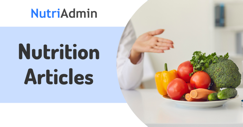 NutriAdmin Nutrition Articles