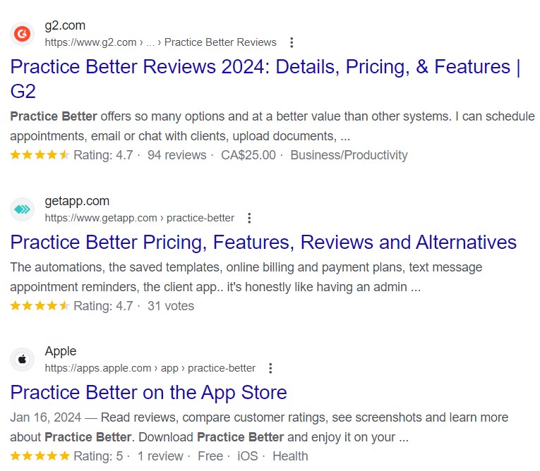 Practice Better vs NutriAdmin Comparison and Reviews