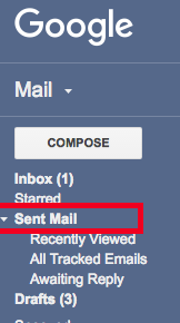 sent mail