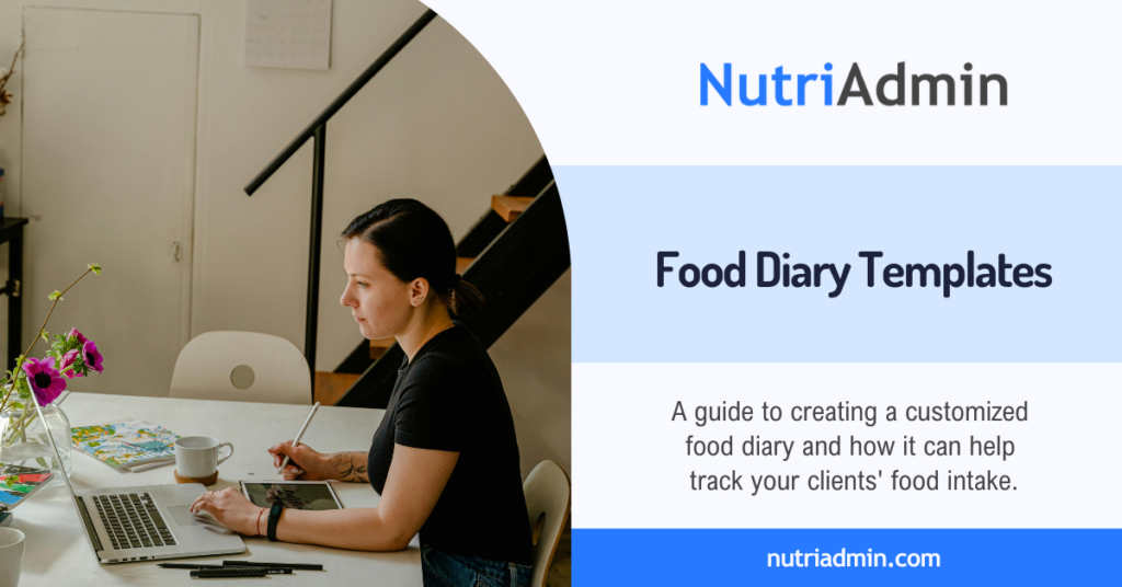 food diary journal template