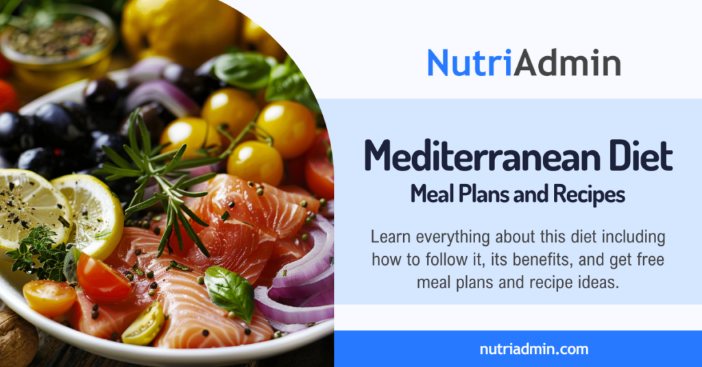 mediterranean diet meal plans and recipes