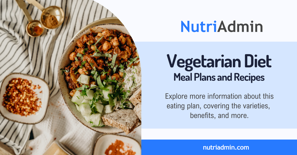vegetarian diet meal plan and recipes