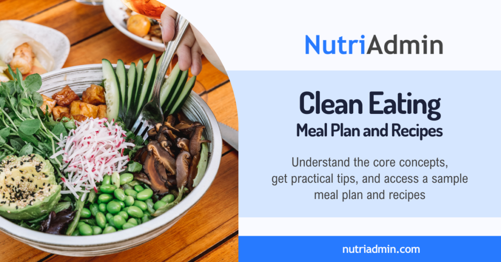 clean eating meal plan and recipes