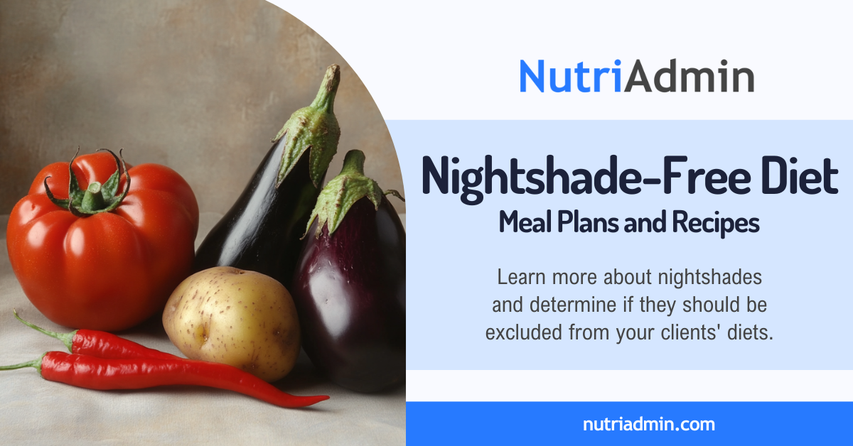 nightshade free diet meal plan and recipes