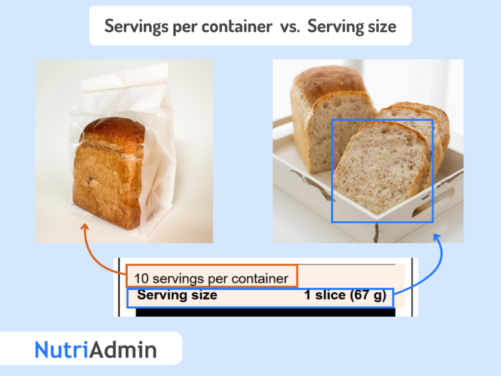 nutrition facts serving size