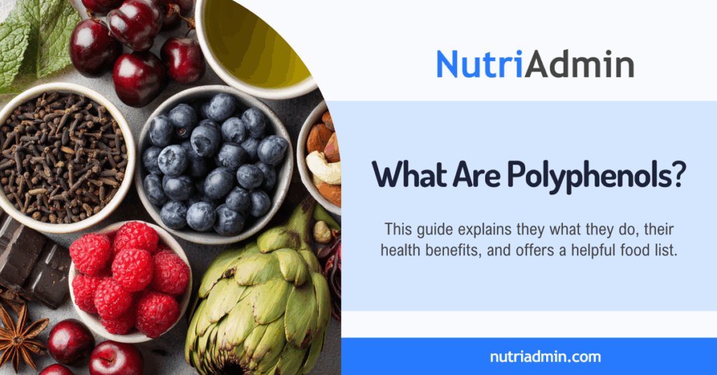 what are polyphenols health benefits food list